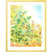 Amazon.co.jp: 絵画 インテリア 絵 成長 空の絵 「grow」 おしゃれ